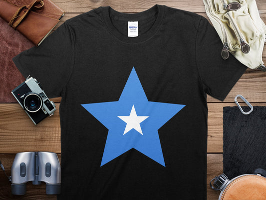 Somalia Flag Star T-Shirt, Somalia Flag Shirt