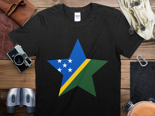 Solomon Islands Star Flag T-Shirt, Solomon Islands Flag Shirt