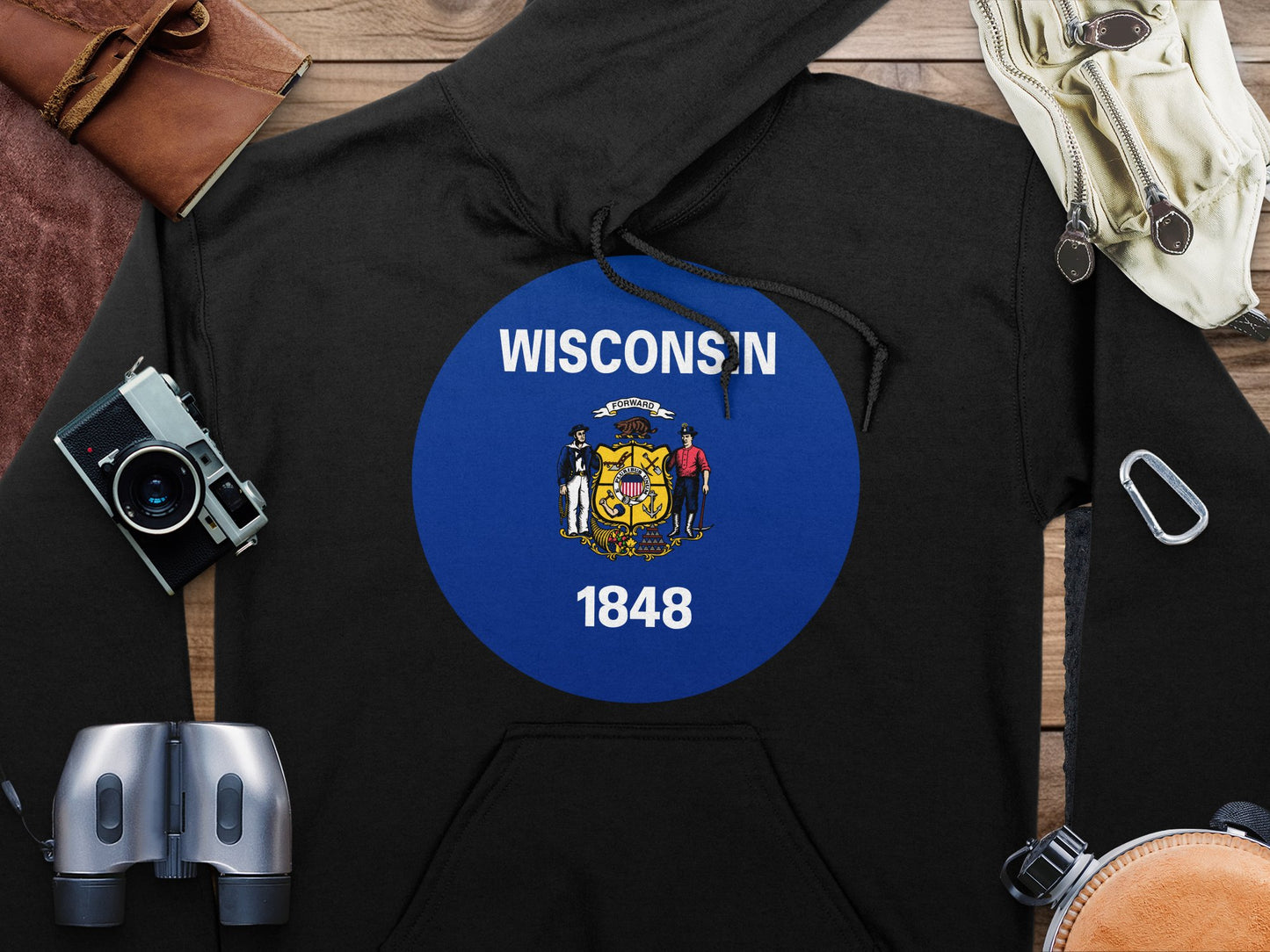 Wisconsin State Flag Hoodie