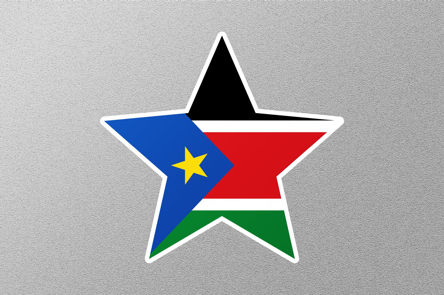 South Sudan Star Flag Sticker