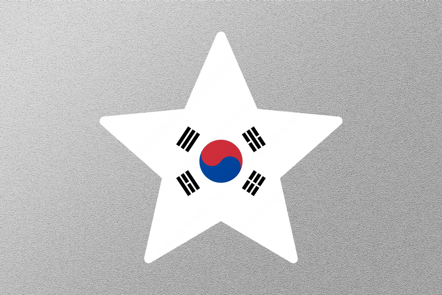 South Korea Star Flag Sticker