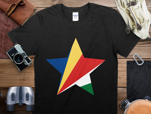 Seychelles Star Flag T-Shirt, Seychelles Flag Shirt