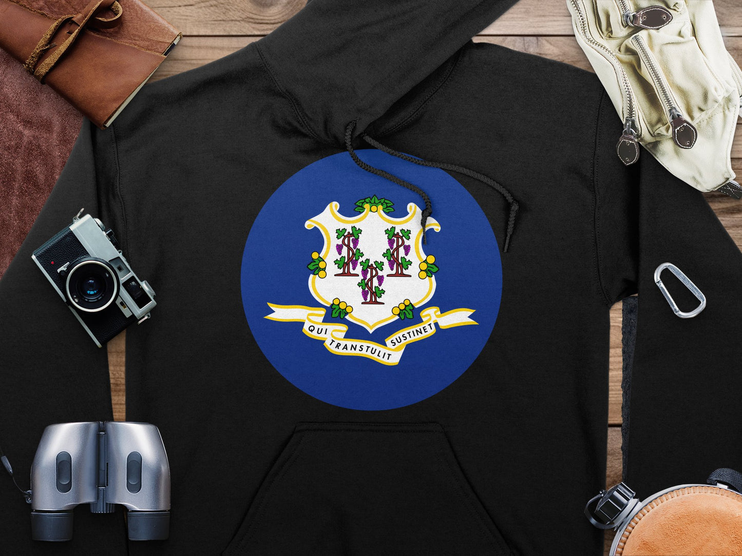 Connecticut State Flag Hoodie