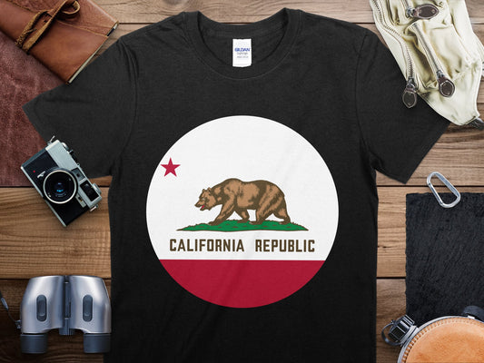 California Republic Flag T-Shirt, California Republic Flag Shirt