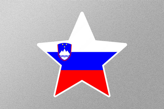 Slovenia Star Flag Sticker