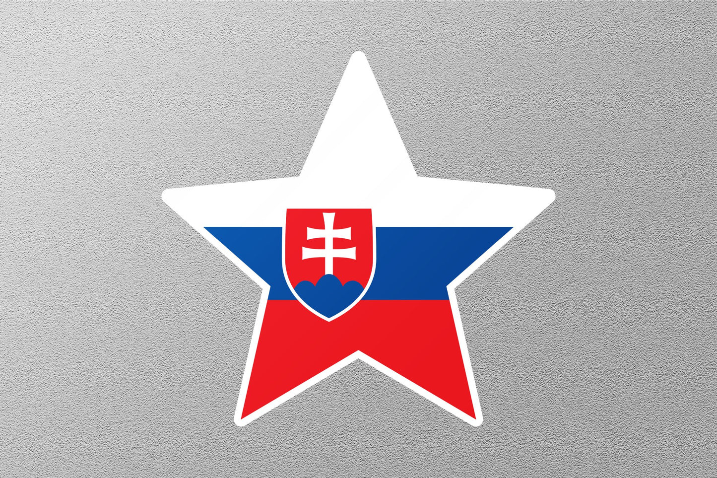 Slovakia Star Flag Sticker