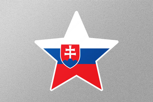 Slovakia Star Flag Sticker