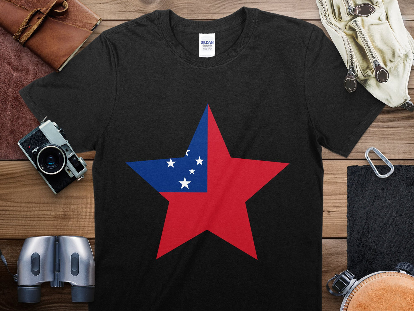 Samoa Star Flag T-Shirt, Samoa Flag Shirt