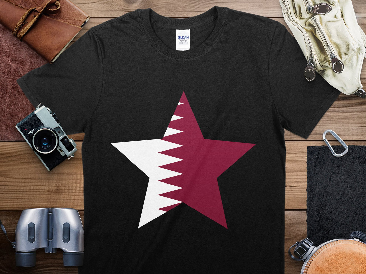 Qatar Star Flag T-Shirt, Qatar Flag Shirt