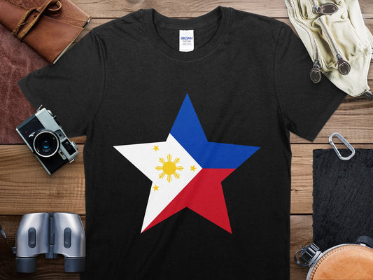 Philippine Star Flag T-Shirt, Philippine Flag Shirt