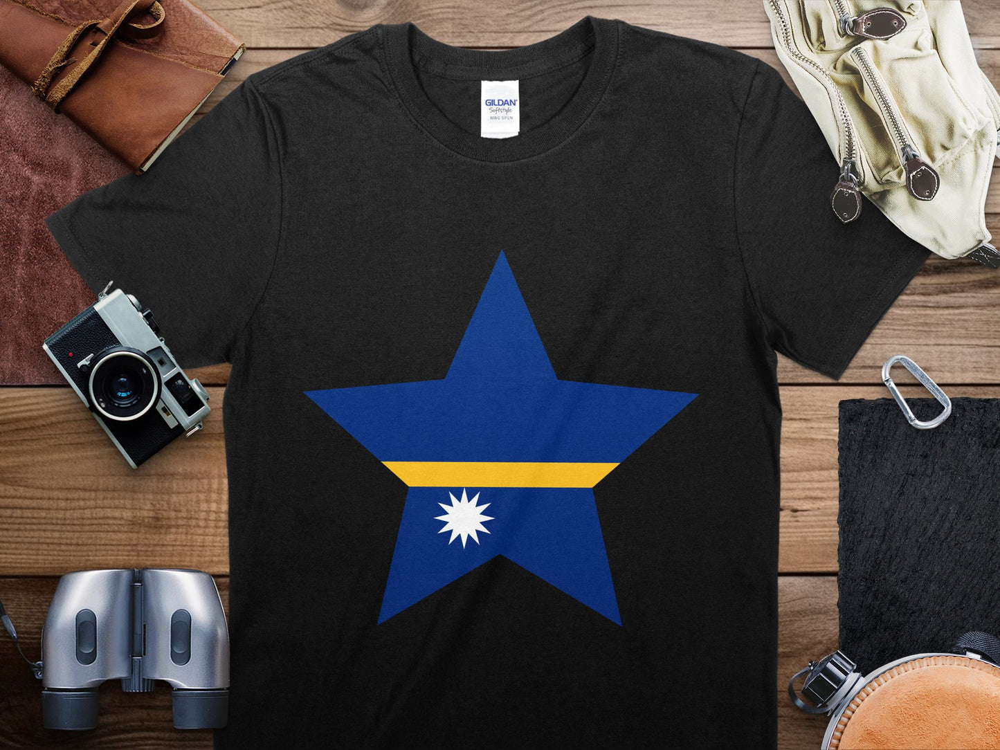 Nauru Star Flag T-Shirt, Nauru Flag Shirt