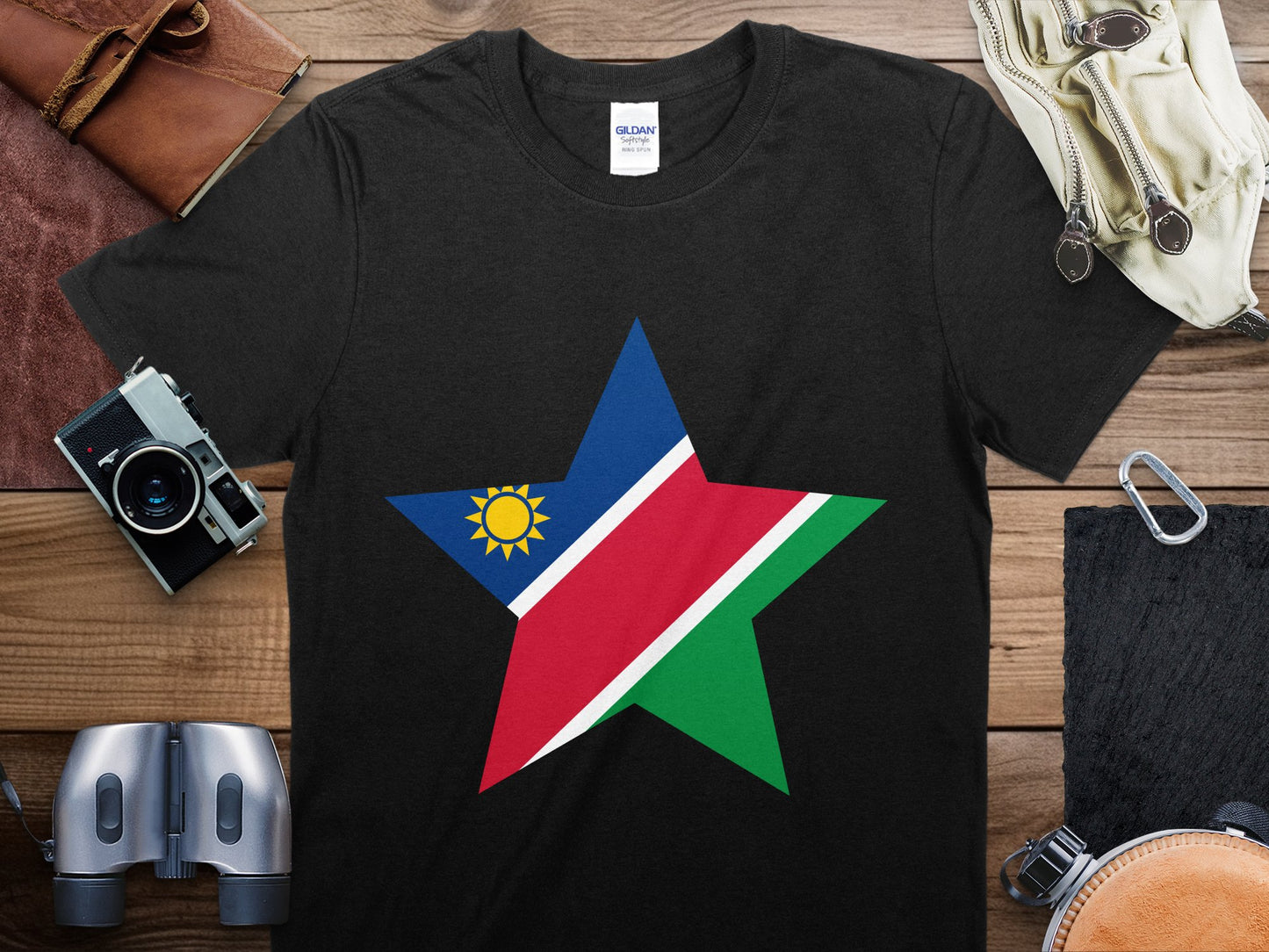 Namibia Star Flag T-Shirt, Namibia Flag Shirt