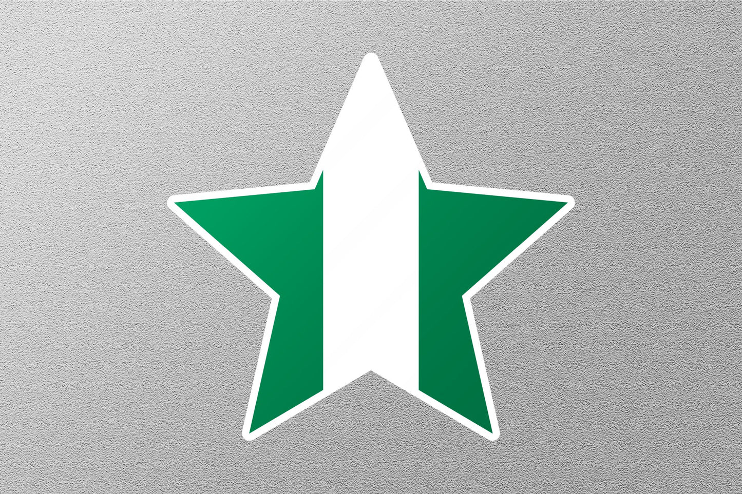 Nigeria Star Flag Sticker