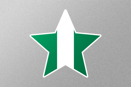 Nigeria Star Flag Sticker