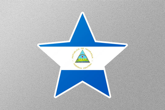 Nicaragua Star Flag Sticker