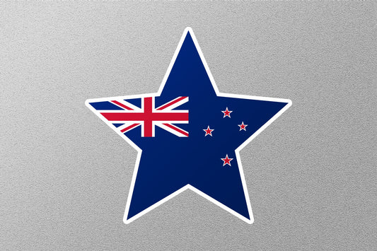 New Zealand Star Flag Sticker