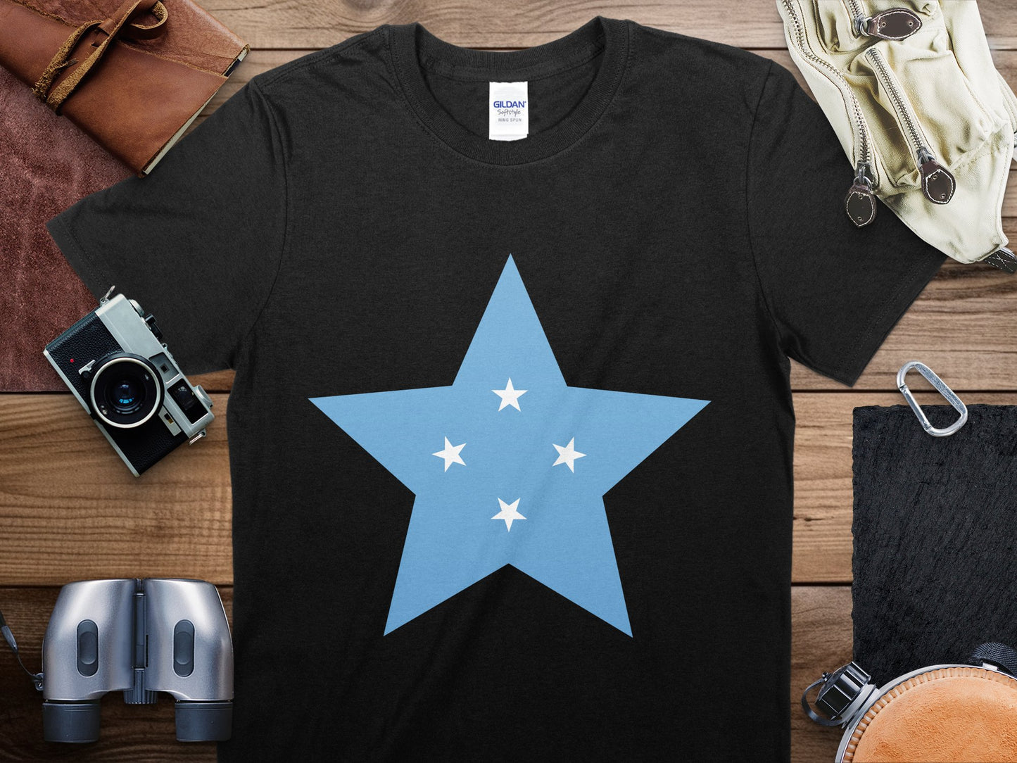 Micronesia Star Flag T-Shirt, Micronesia Flag Shirt