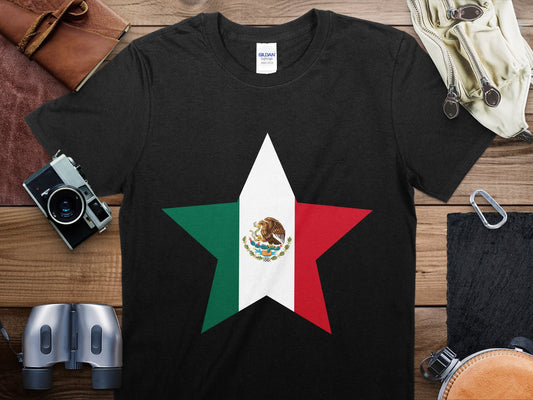 Mexico Star Flag T-Shirt, Mexico Flag Shirt