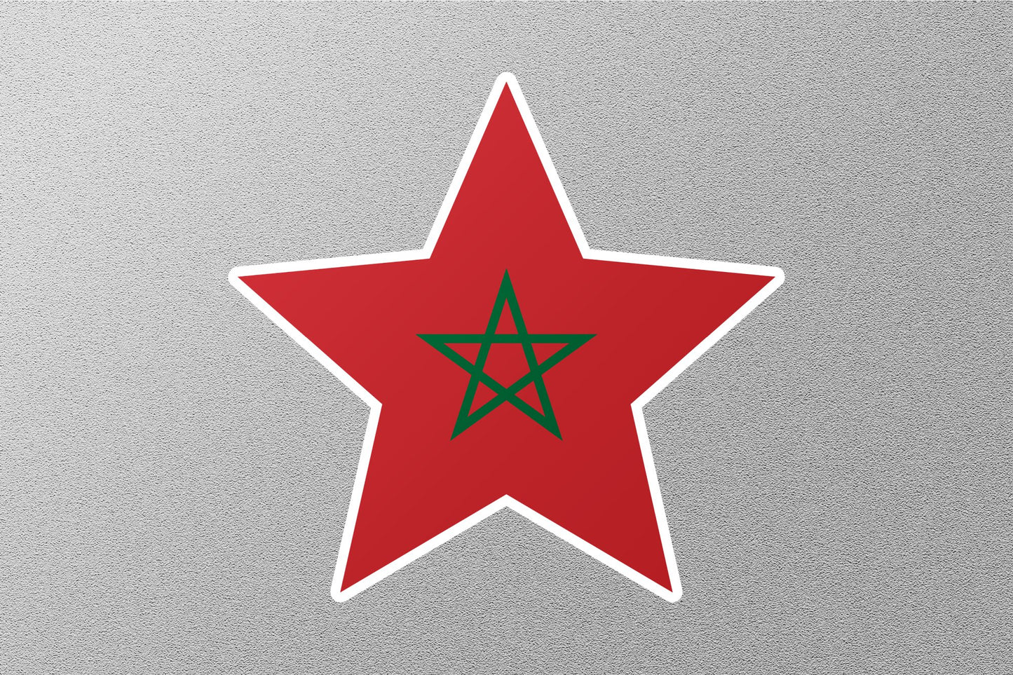 Morocco Star Flag Sticker