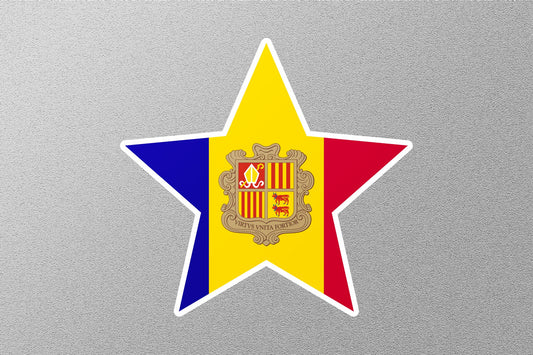 Spain Star Flag Sticker