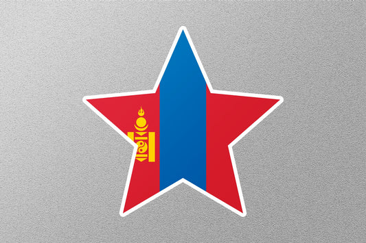 Mongolian Star Flag Sticker