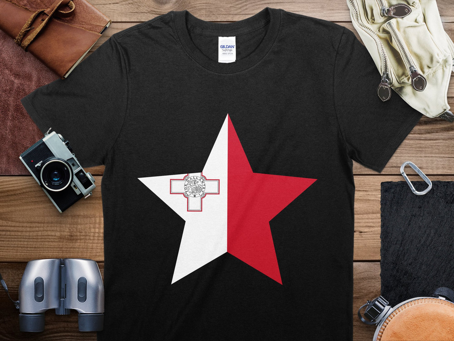 Malta Star Flag T-Shirt,Malta Flag Shirt