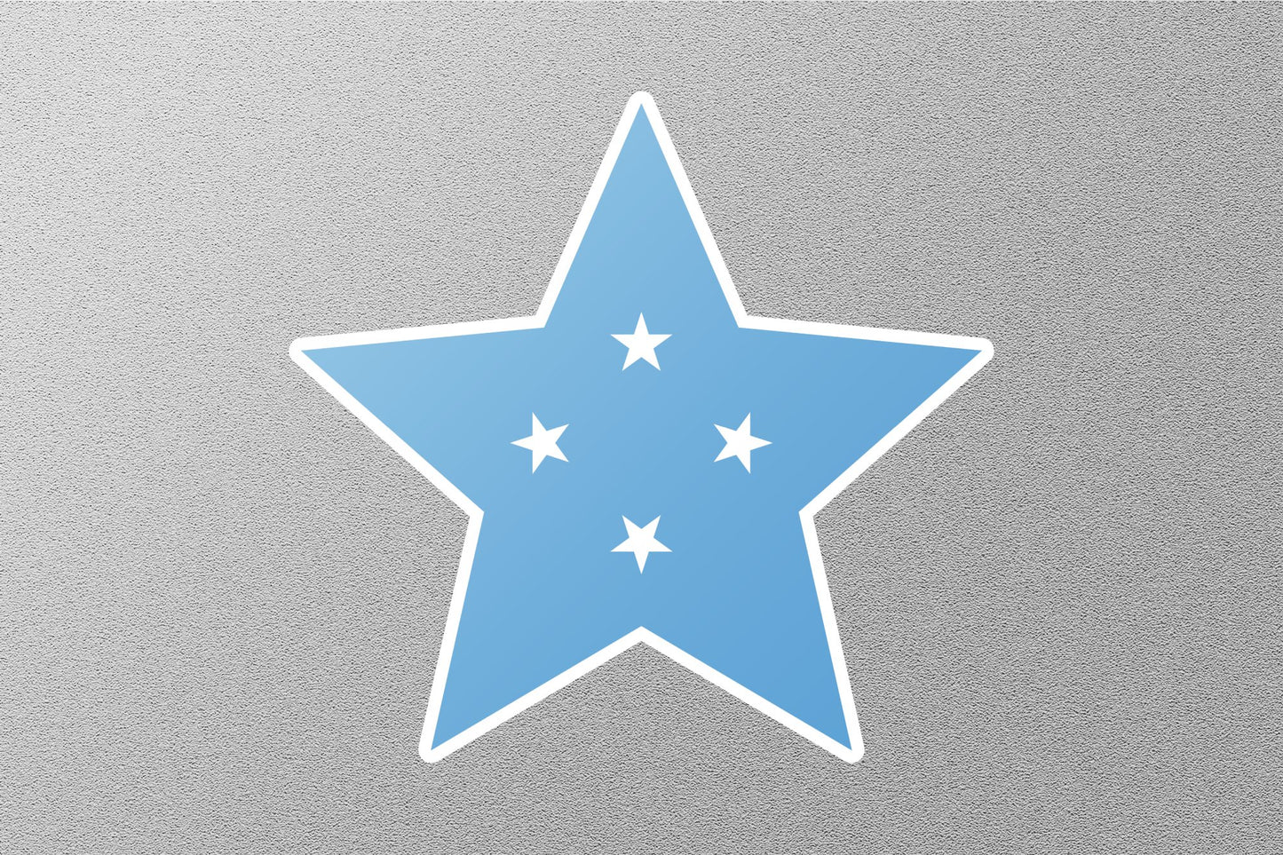 Micronesia Star Flag Sticker