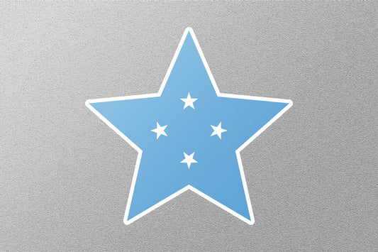 Micronesia Star Flag Sticker