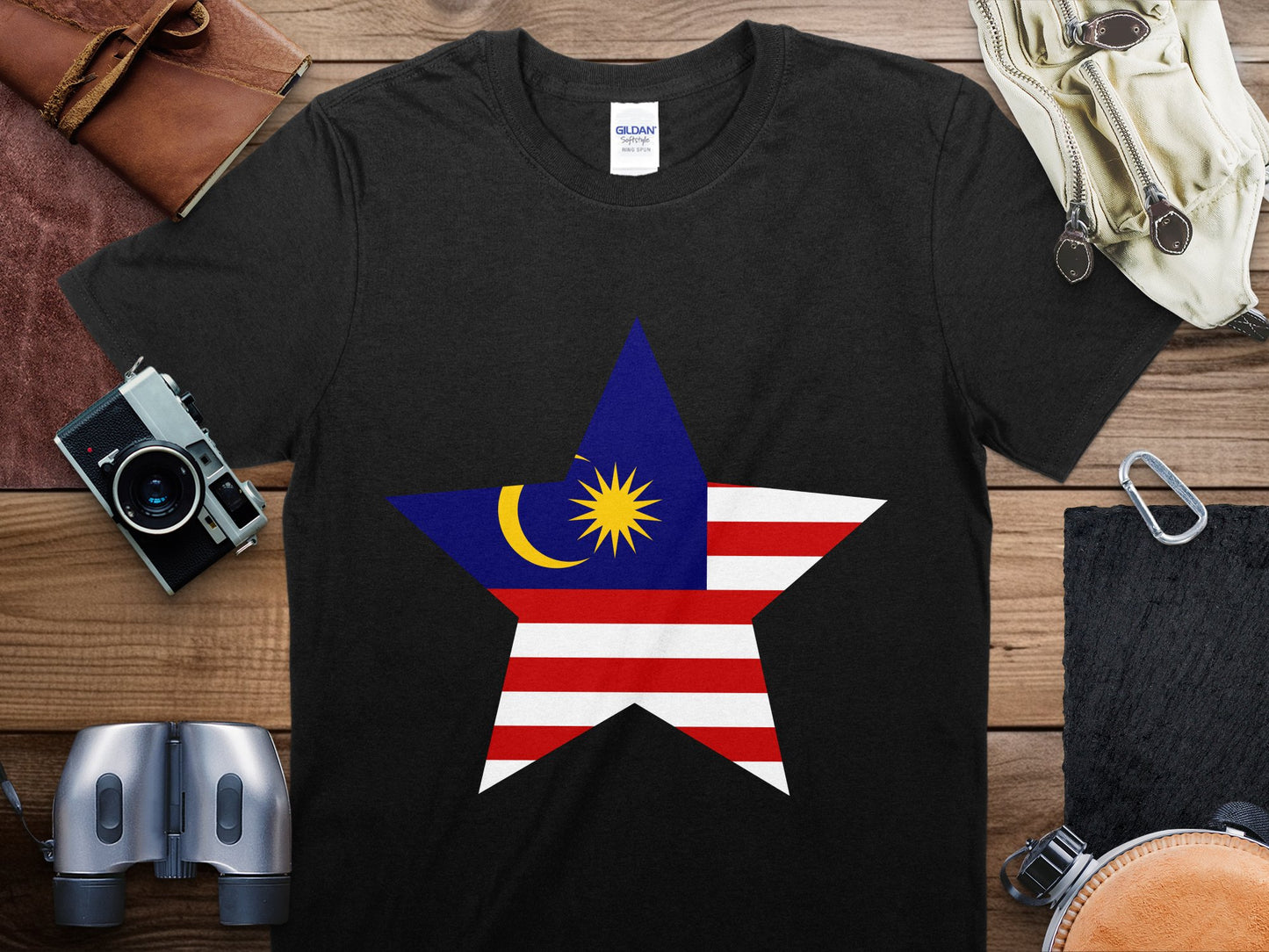 Malaysia Star Flag T-Shirt,Malaysia Flag Shirt