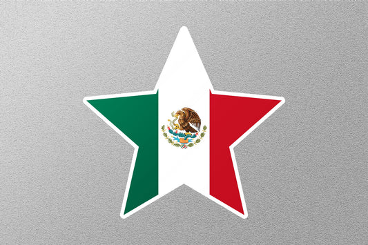 Mexico Star Flag Sticker