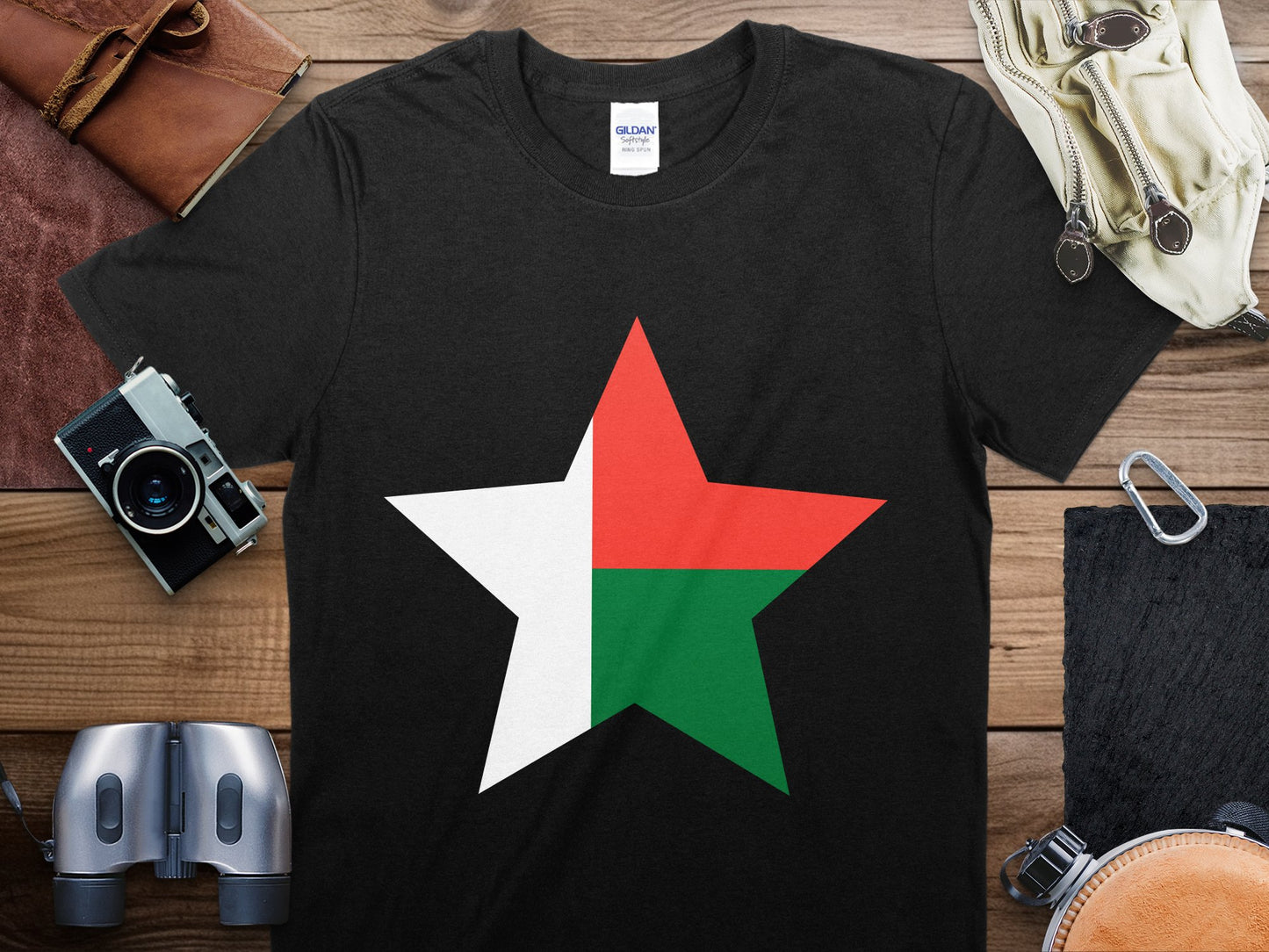 Madagascar Star Flag T-Shirt, Madagascar Flag Shirt