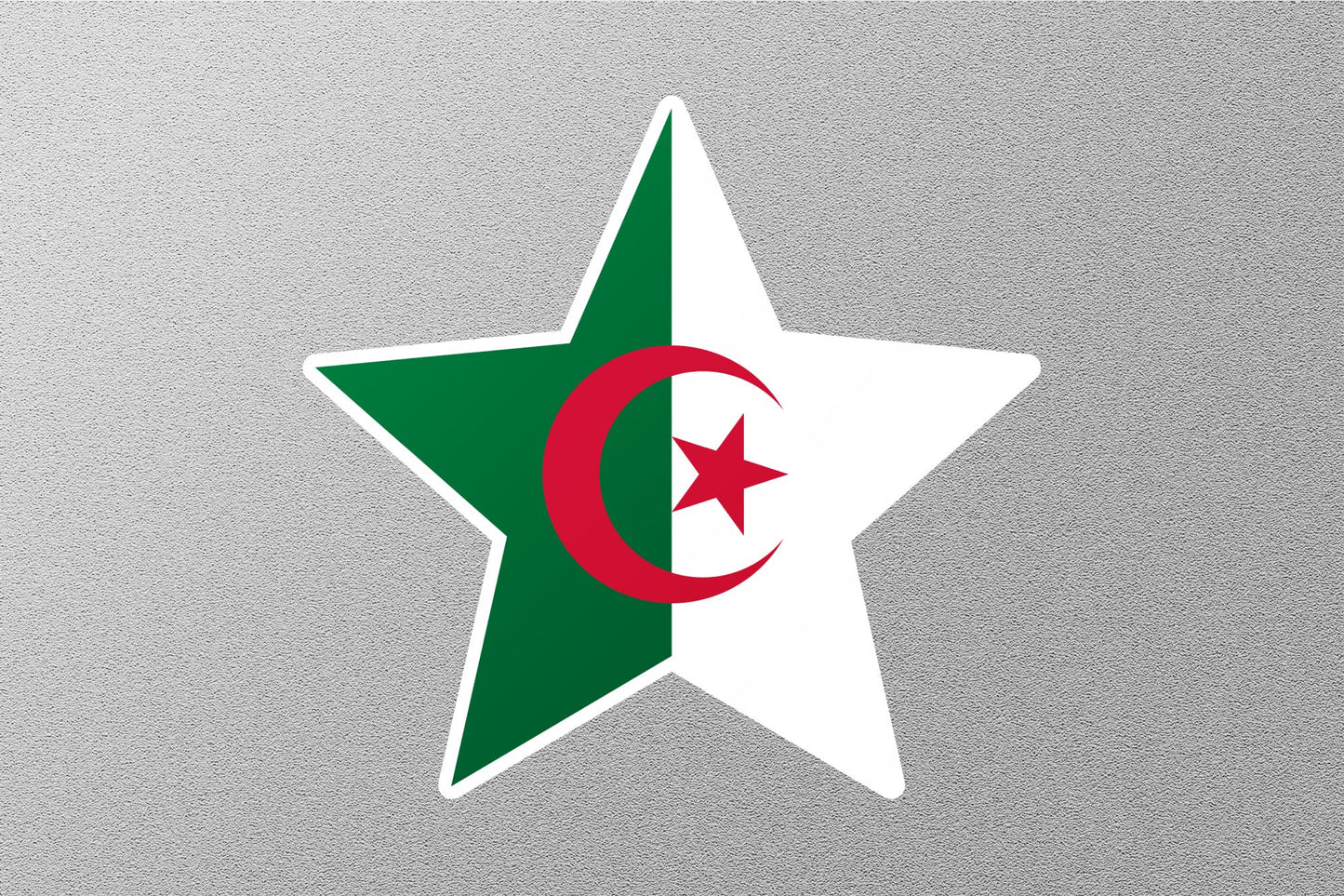 Algeria Star Flag Sticker