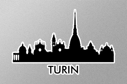Turin Skyline Sticker