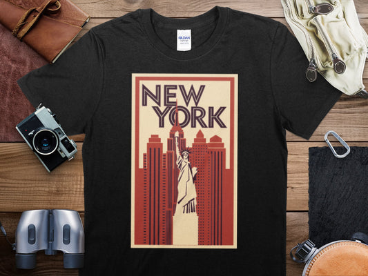 Vintage New York T-Shirt, New York Travel Shirt