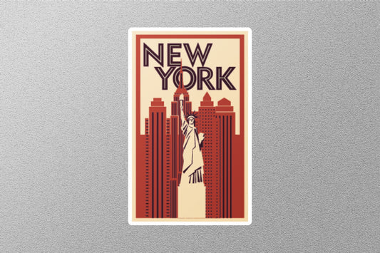 Vintage New York Travel Sticker