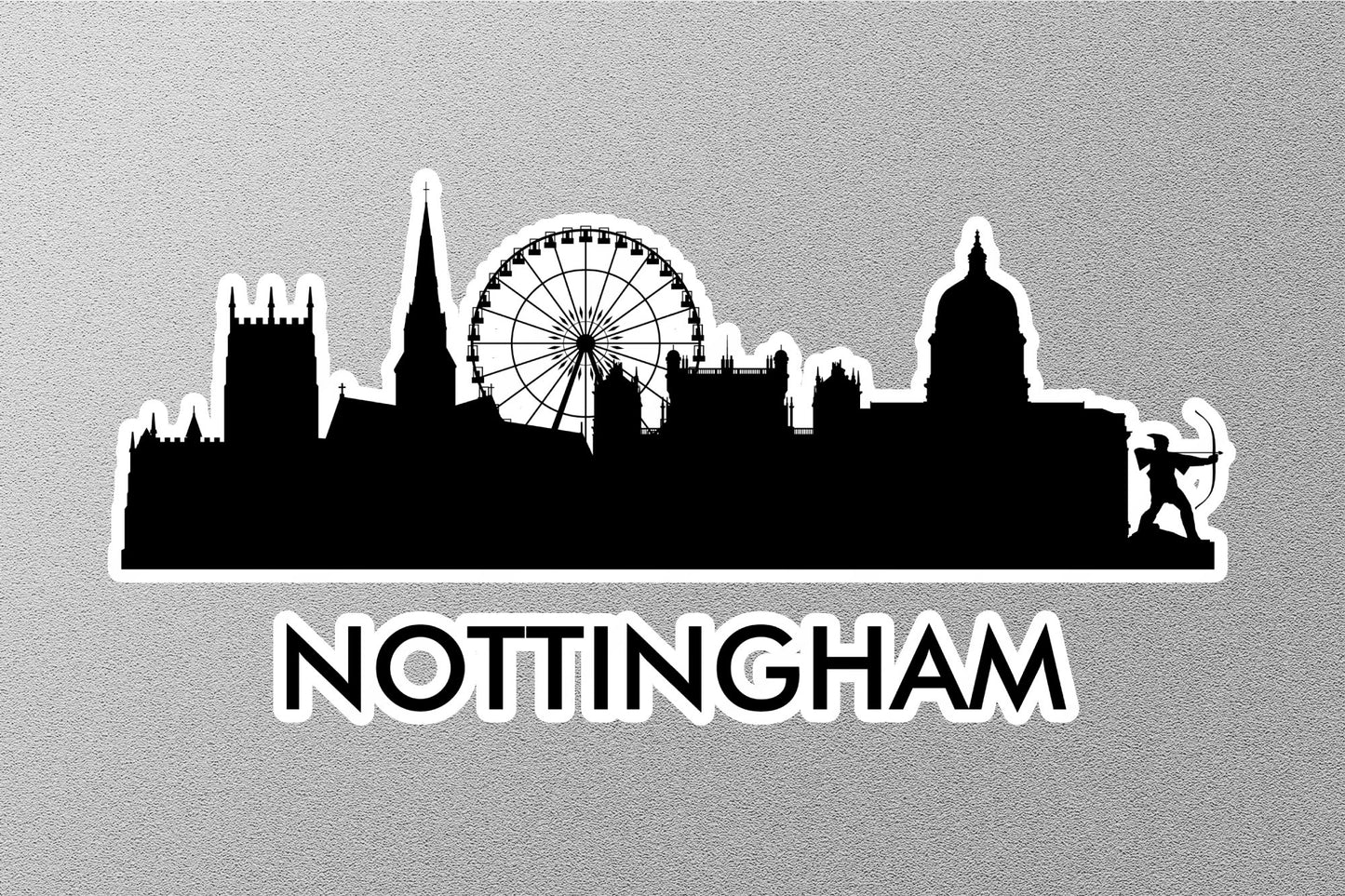 Nottingham Skyline Sticker