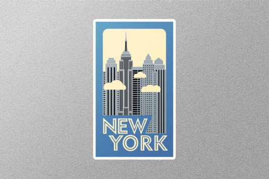 Vintage New York Travel Sticker