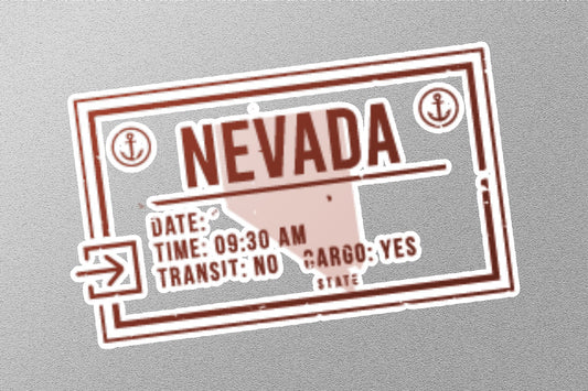 Wholesale Nevada Arrival Travel Stamp Sticker