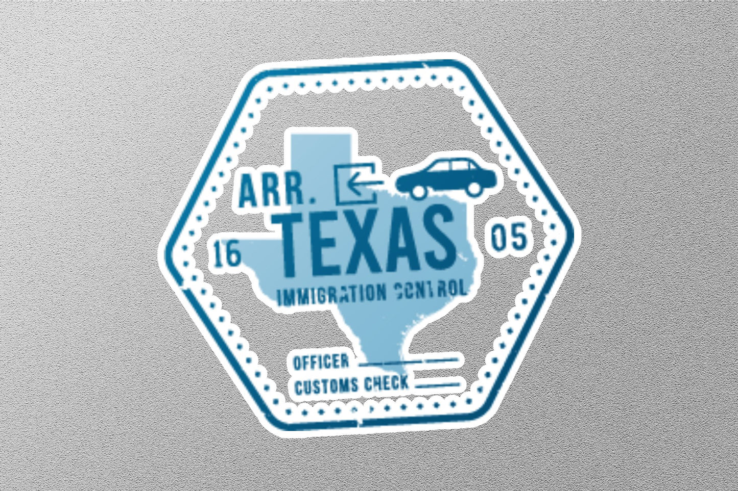 Wholesale Texas Travel Stamp Sticker