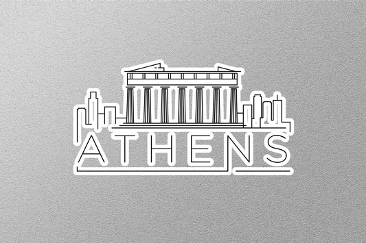 Athens Skyline  Sticker