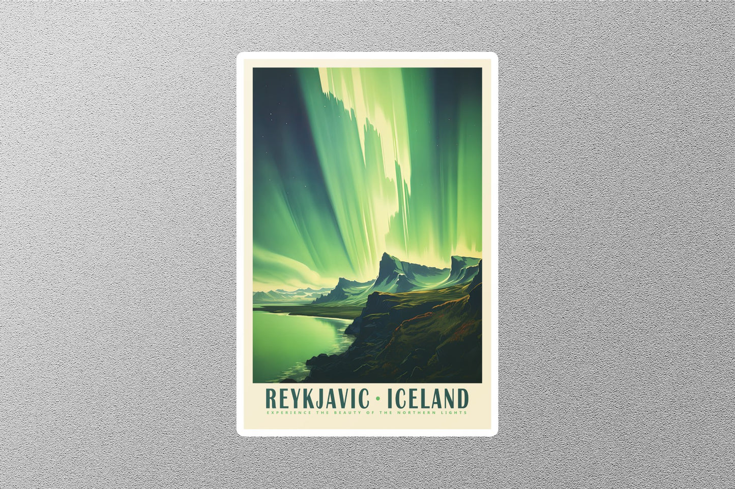 Wholesale Vintage Reykjavík Travel Sticker