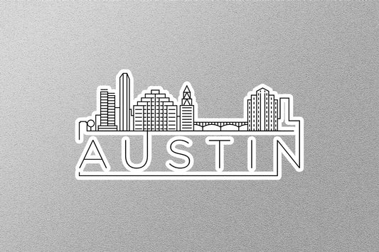 Austin Skyline Sticker