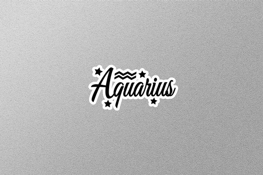 Aquarius Zodiac Sticker