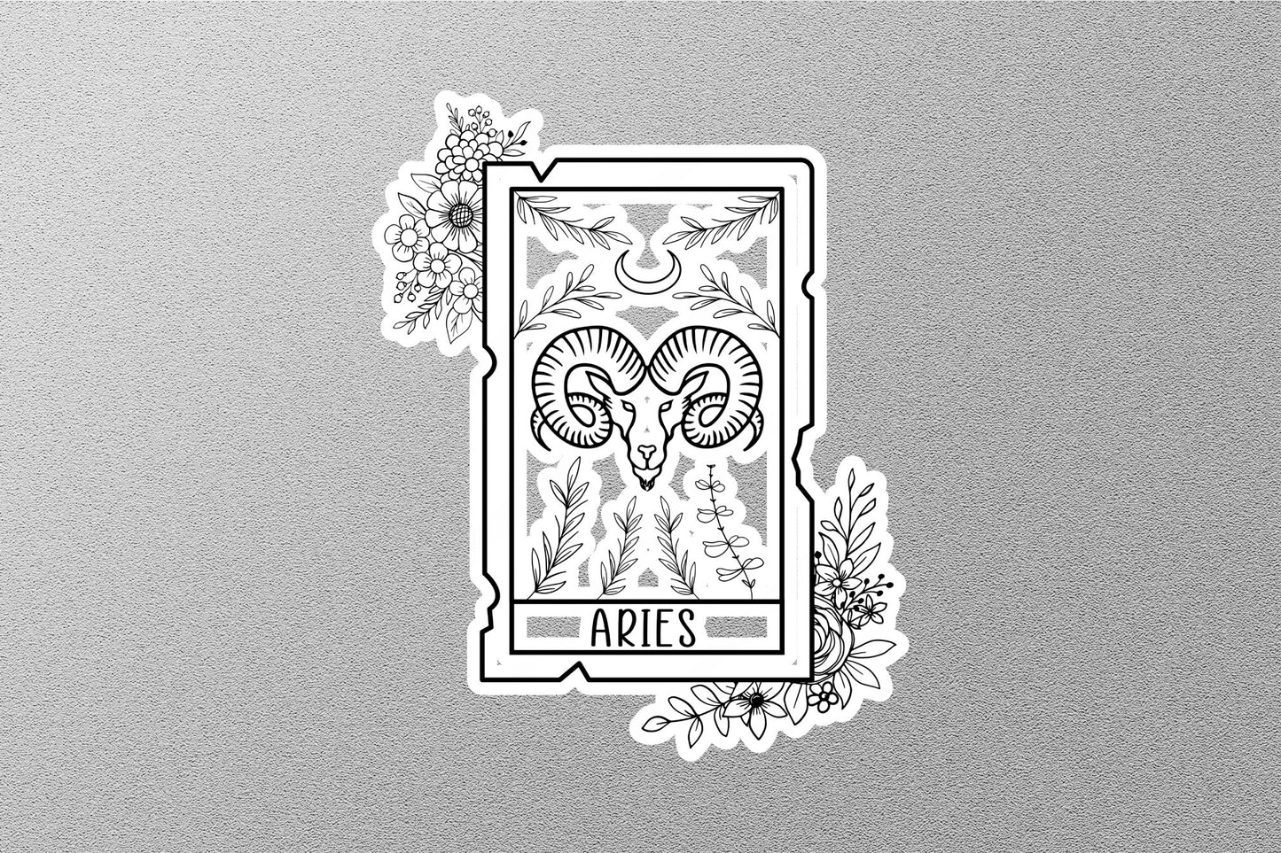 Aries Zodiac Sticker