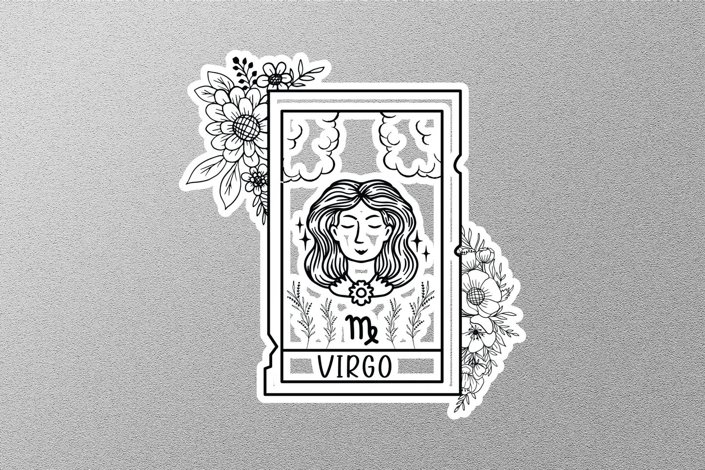 Virgo Zodiac Sticker