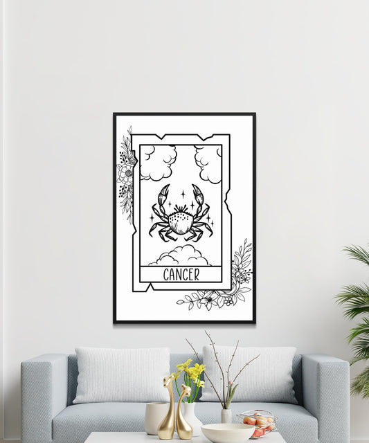 Cancer Zodiac Poster - Matte Paper