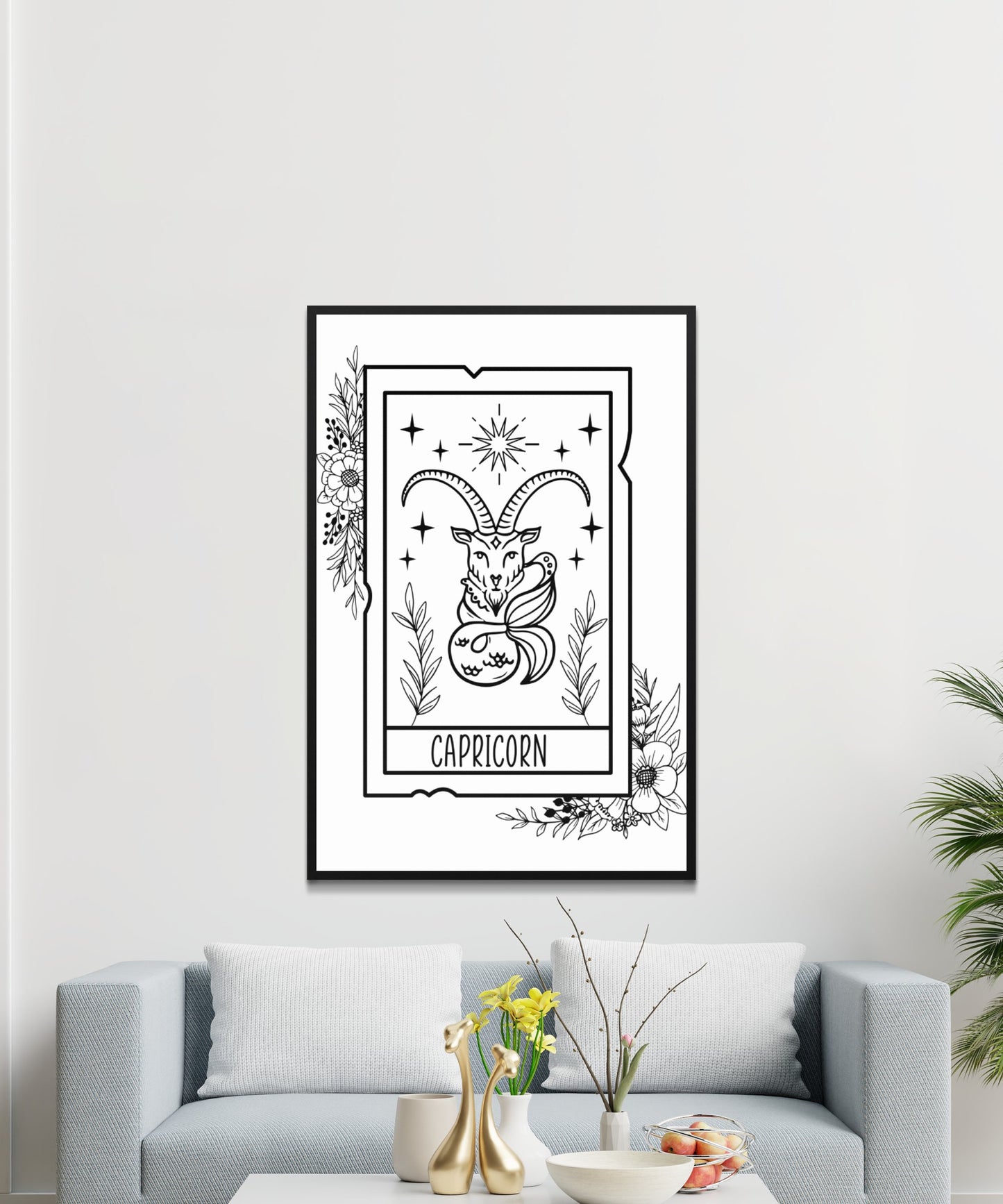 Capricorn Zodiac Poster - Matte Paper