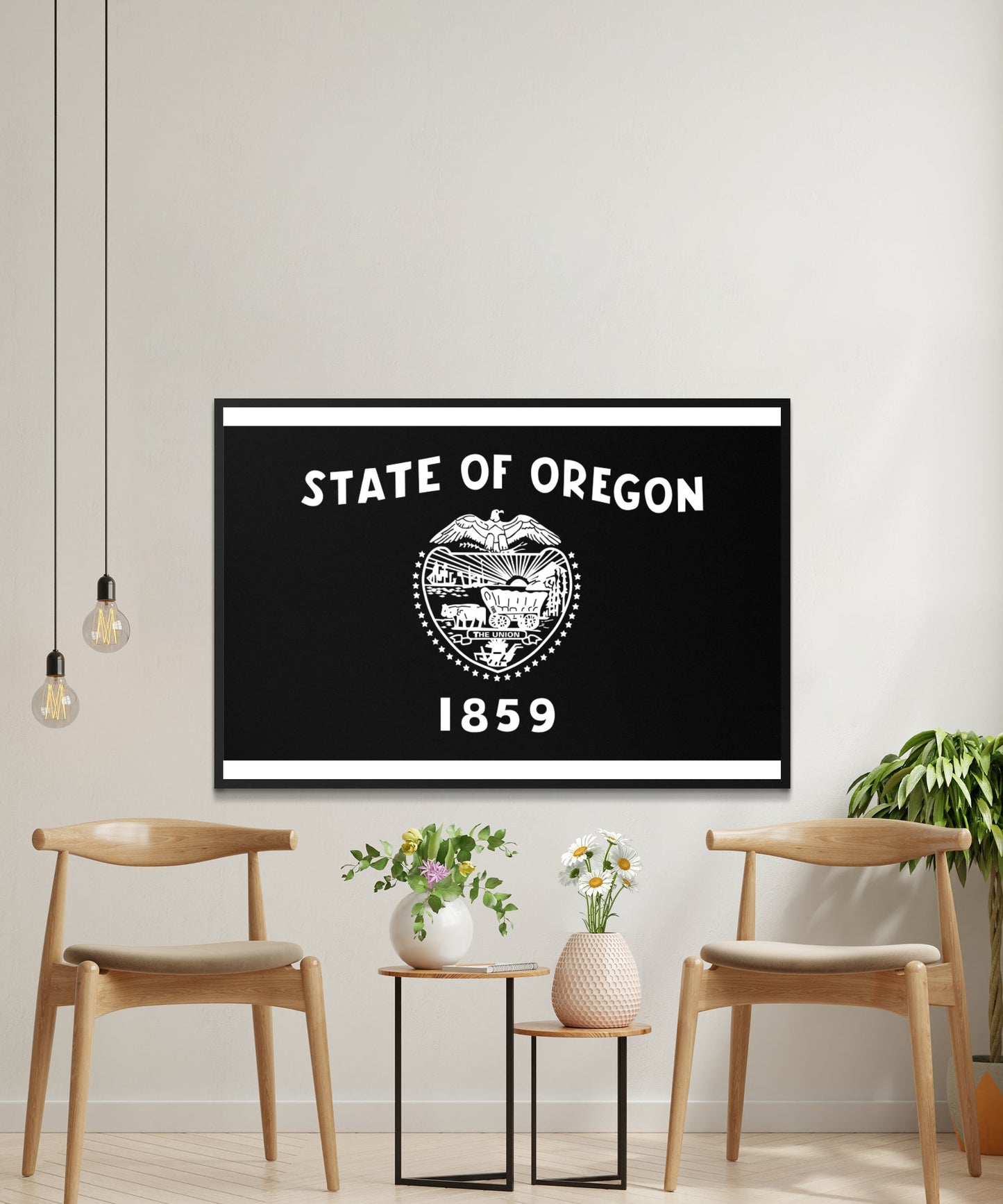 Oregon State Flag Poster - Matte Paper