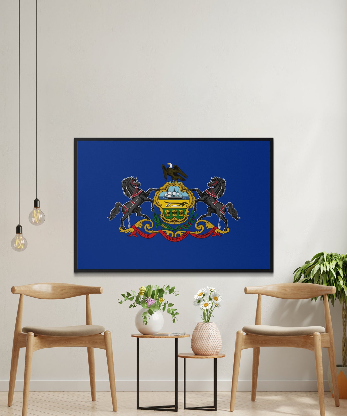 Pennsylvania State Flag Poster - Matte Paper