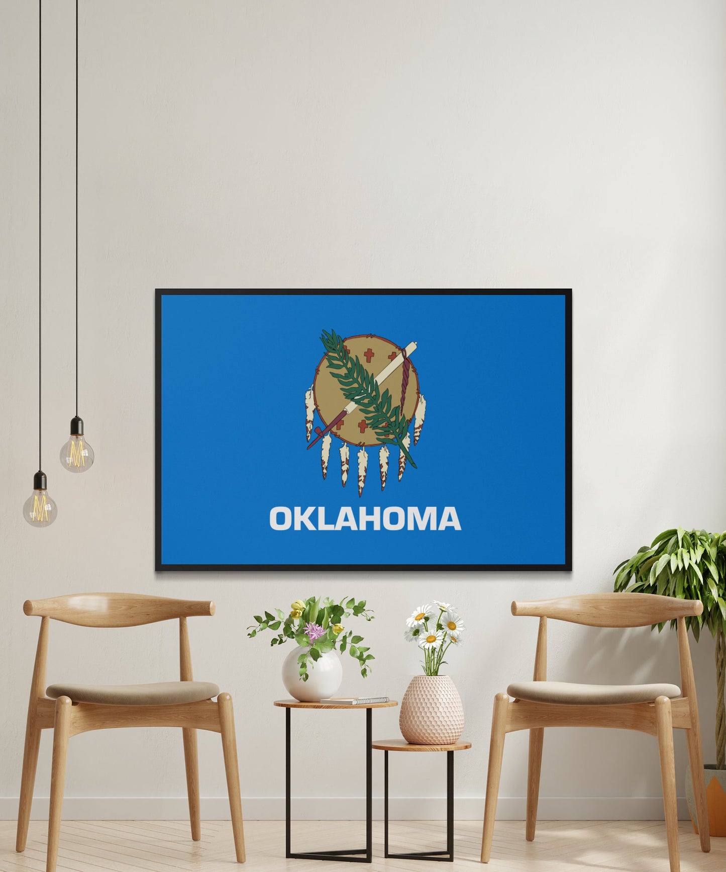 Oklahoma State Flag Poster - Matte Paper